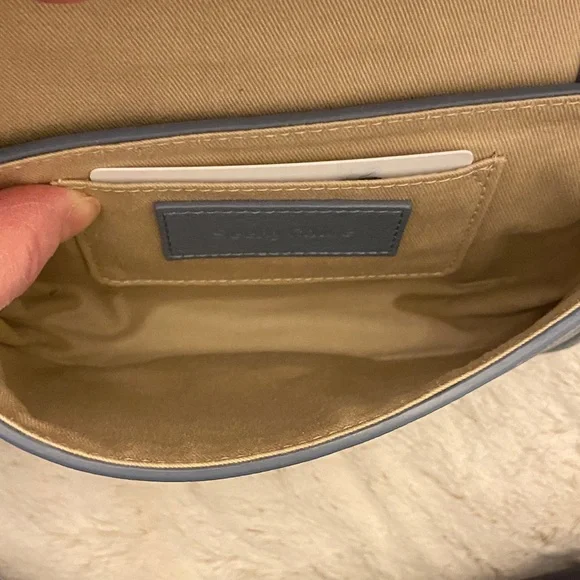 See By Chloe Hana Leather and Suede Crossbody Bag in Stormy Sky - Picture 10 of 14